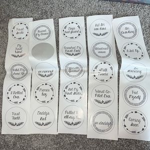 Baby Milestone Stickers Fun Memories